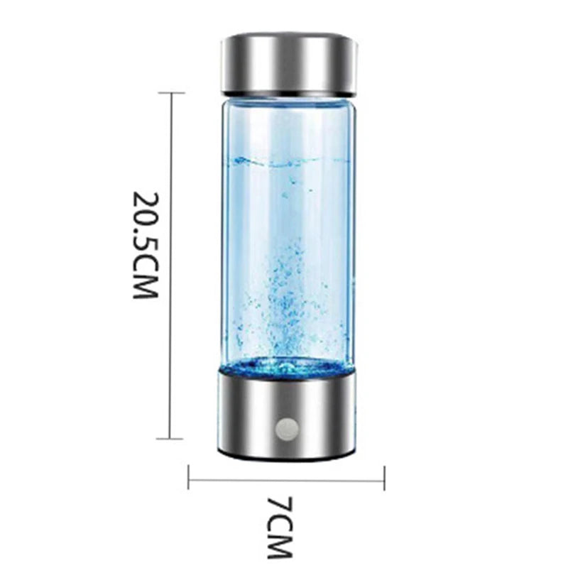 AQUABOOST ULTRA™ Hydrogen-Rich Water Generator Bottle -  Portable Electric Ionizer with Titanium Filter for Antioxidant Enrichment