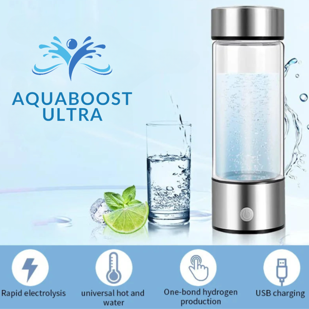 AQUABOOST ULTRA™ Hydrogen-Rich Water Generator Bottle